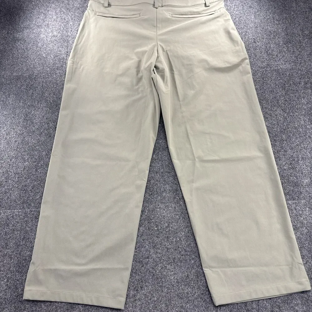 Nike 24:7 Dri-FIT Golf Pants Mens 38x32 Gray Stretch Performance Chino